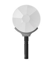 Load image into Gallery viewer, Clean studio image of the LLP V4 82mm Subtle Kaleidoscope Handheld Filter on a white background. This filter creates a more intricate and finely-patterned version of the classic kaleidoscope effect, producing delicate, multi-faceted light repetitions for sophisticated creative imagery.
